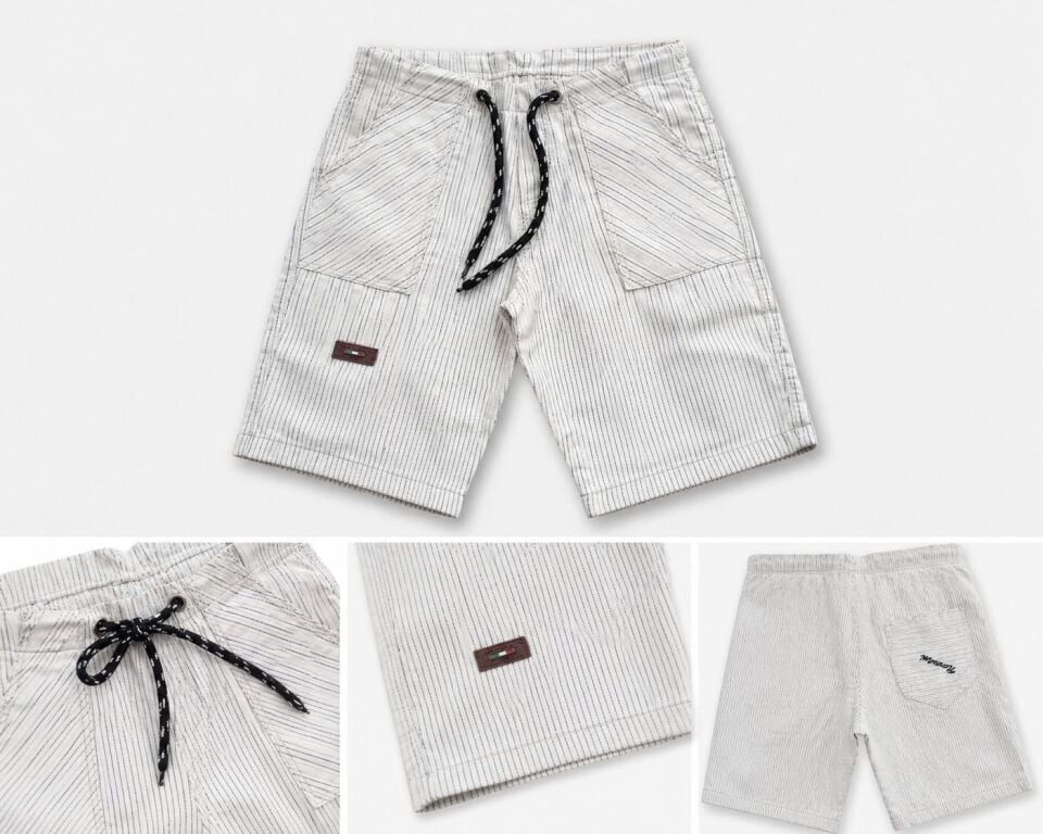 Erkek Çocuk Beli Kordonlu Şort