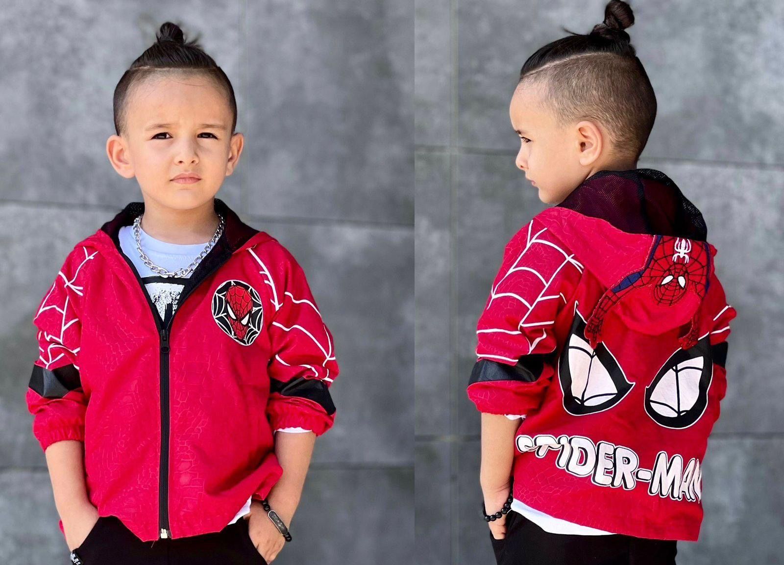 Kırmızı Spiderman Yağmurluk