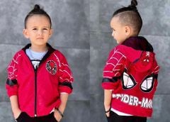 Kırmızı Spiderman Yağmurluk (2-G) 4/5