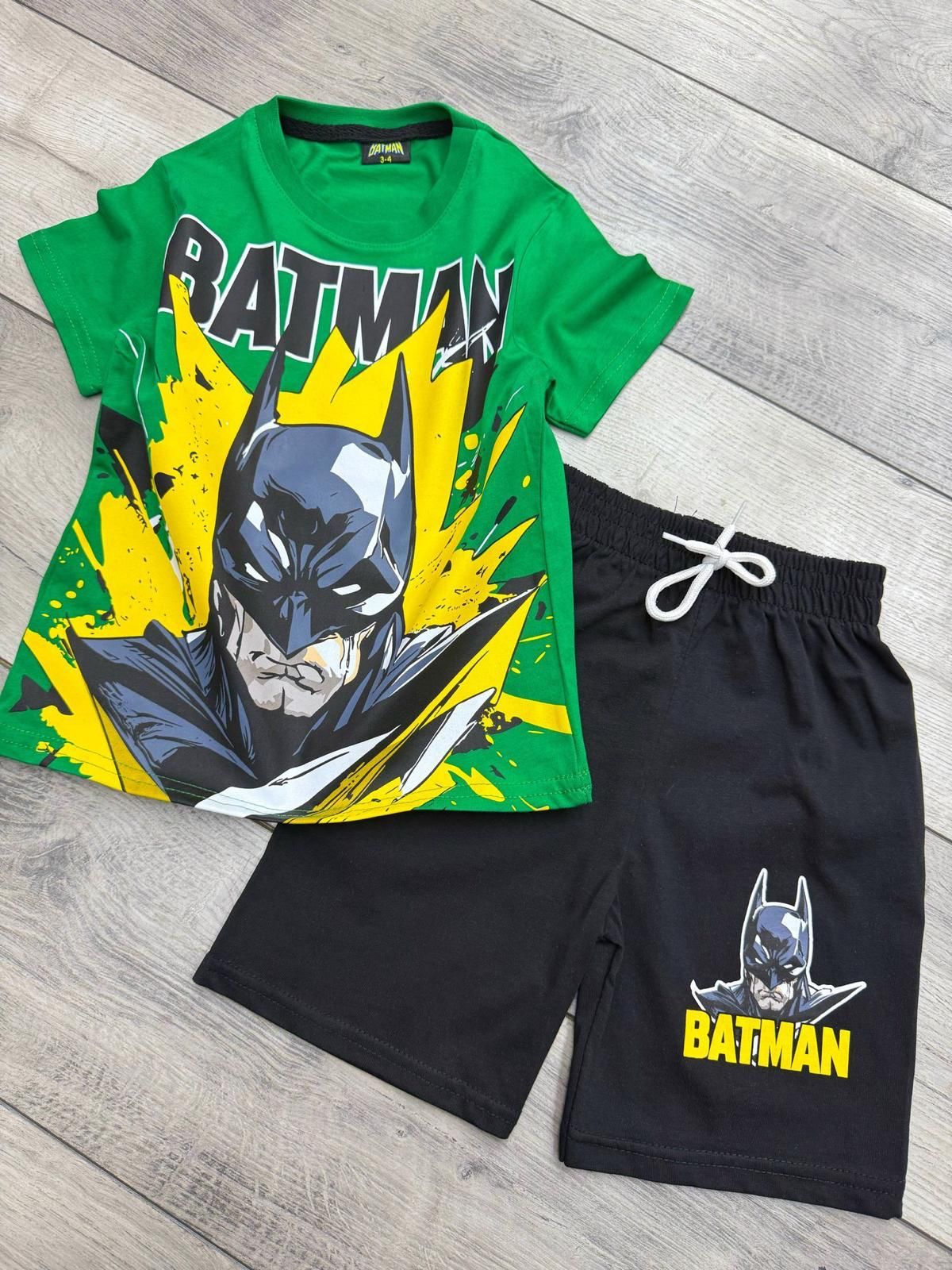 Yeşil  Batman Şortlu Takım