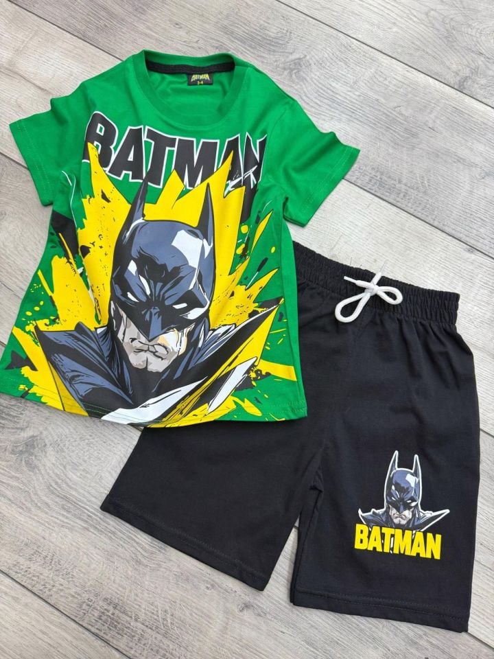 Yeşil  Batman Şortlu Takım