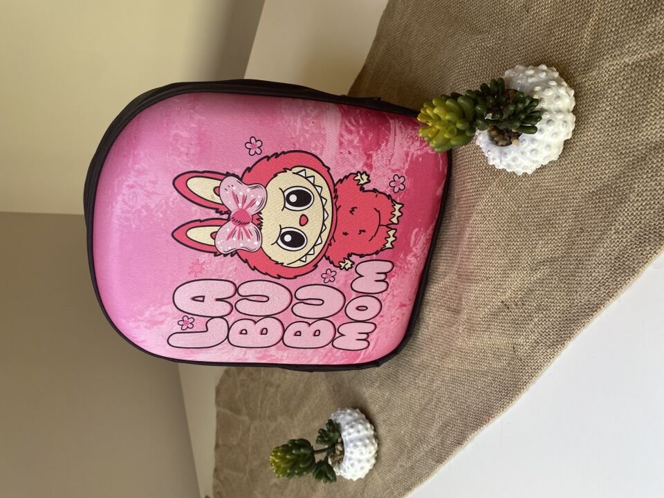 Labubu Eva Anaokulu Çantası Pembe