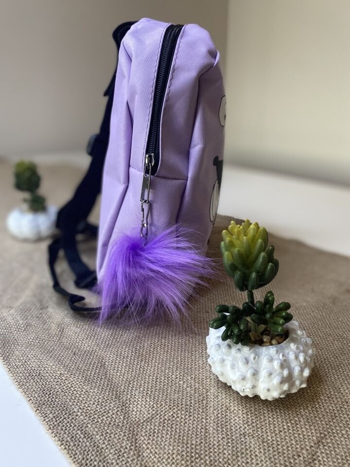 Kuromi Lila Bez Anaokulu Çantası