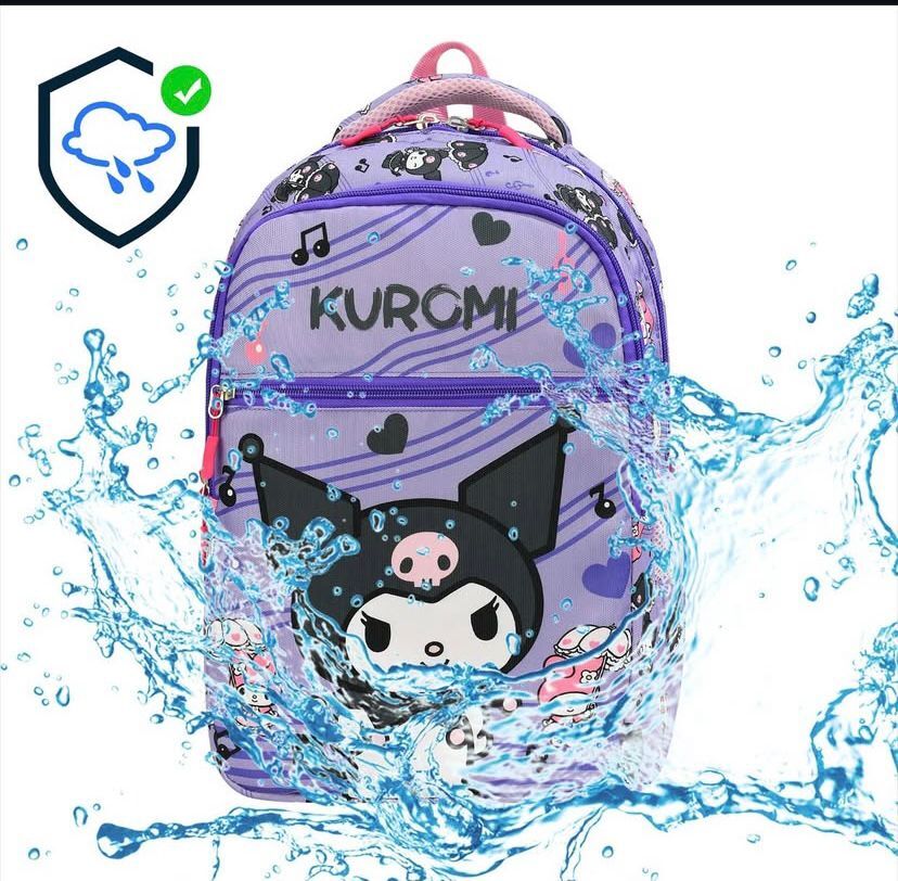 Kuromi Mor Beslenme Çantalı Okul Çantası