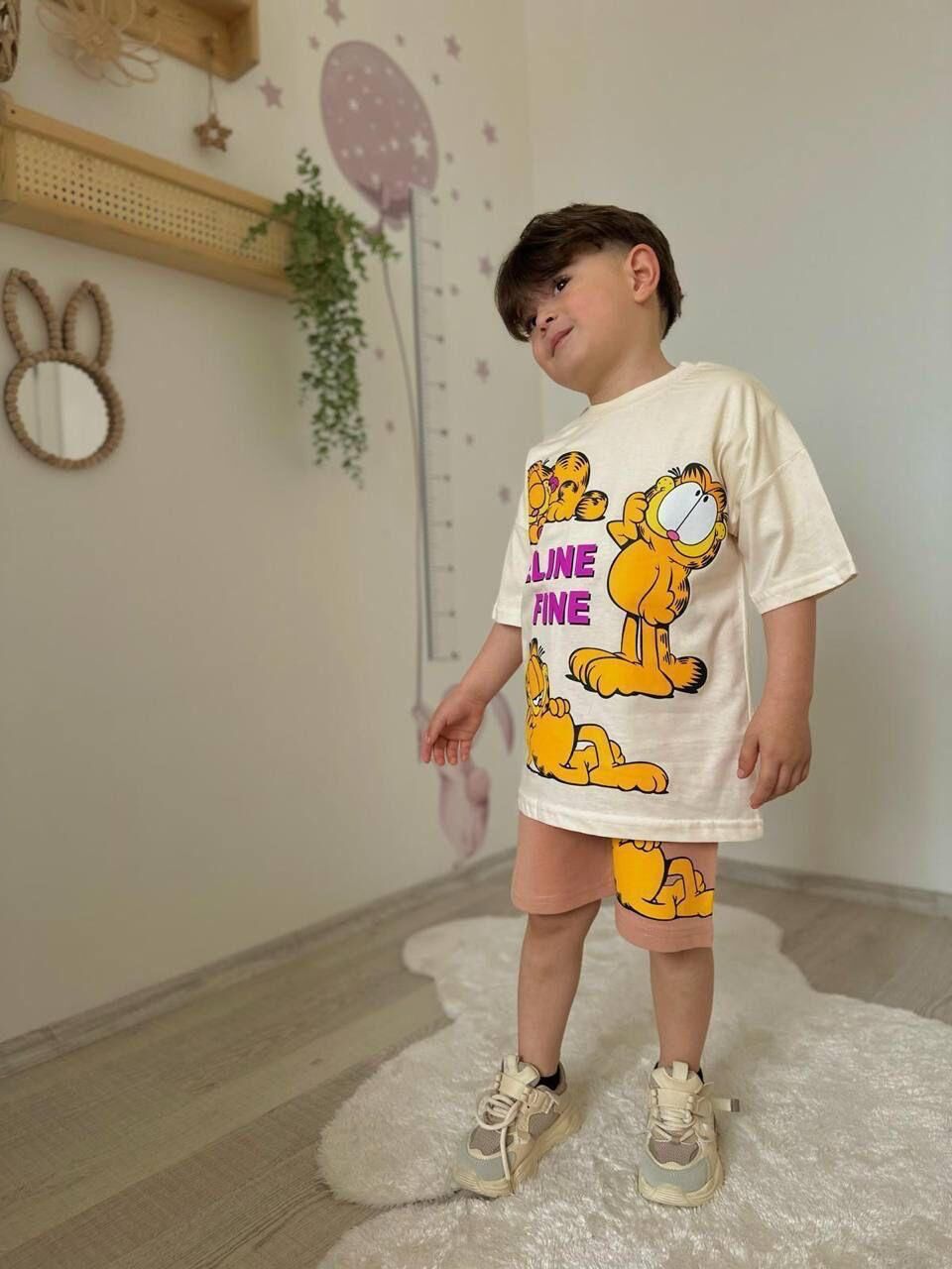 Erkek Çocuk Garfield Baskılı İkili Takım  (2-D) 5/6