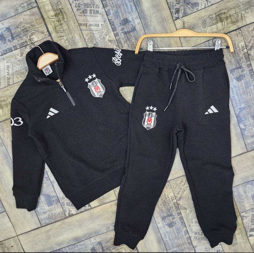 Erkek Çocuk  Eşofman Takım Siyah (2-F)