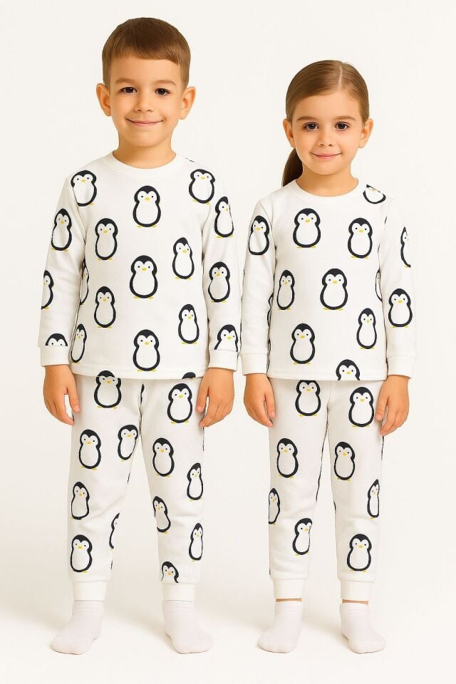 Penguen Pijama Takımı Unisex