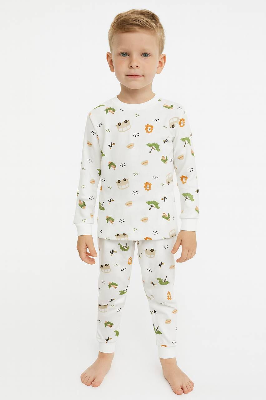 Ağaçlı Pijama Takımı Unisex