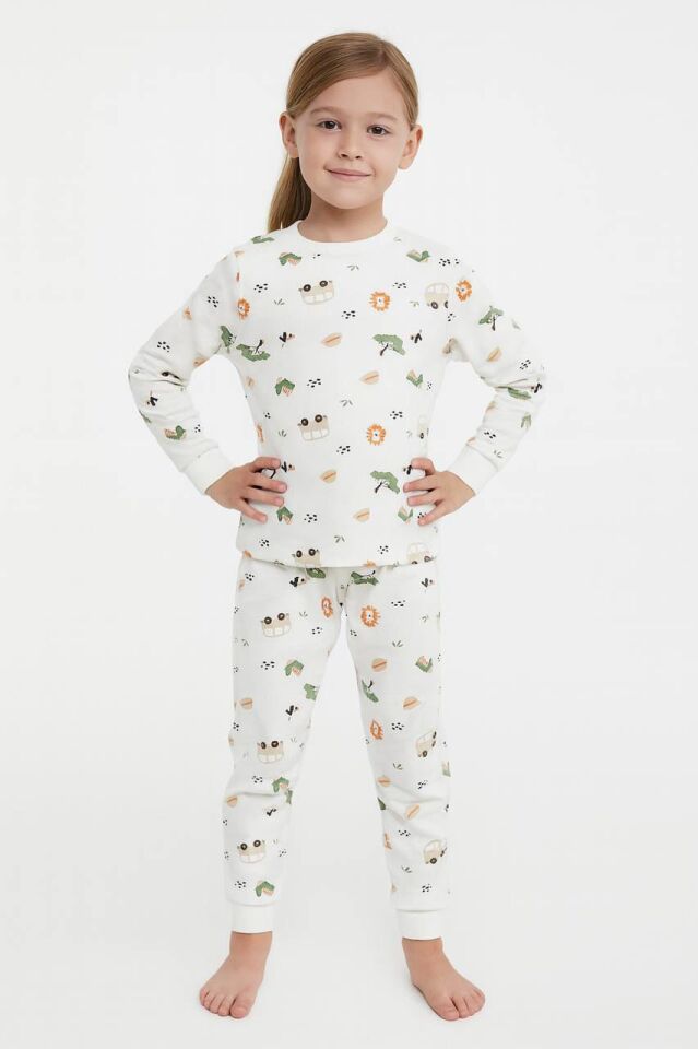 Ağaçlı Pijama Takımı Unisex