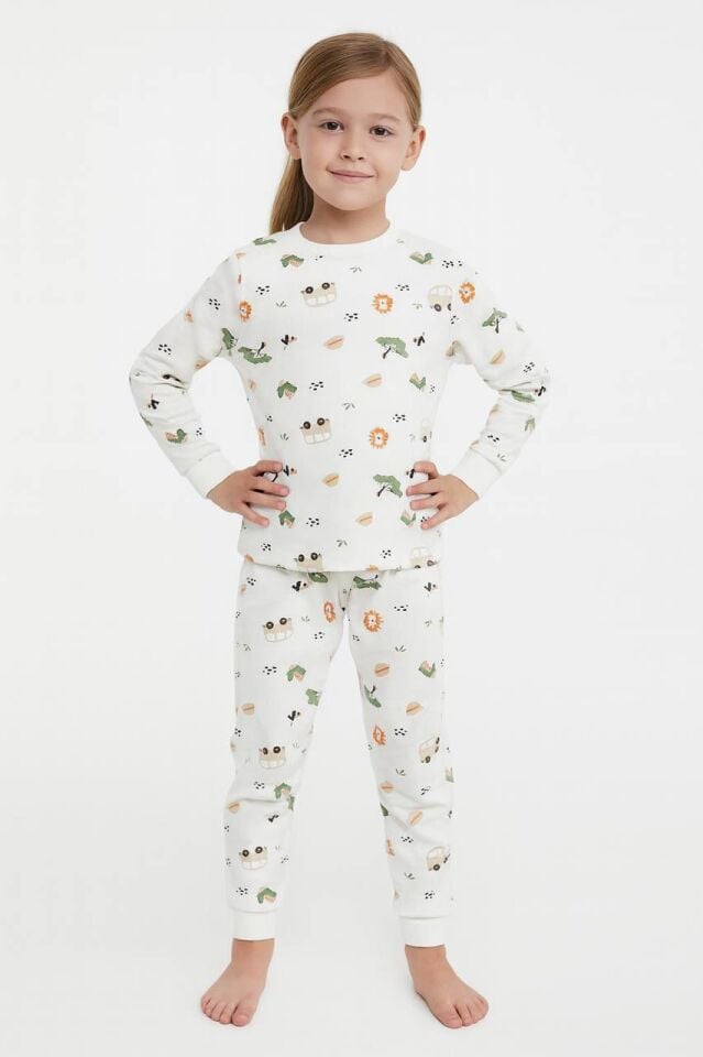 Ağaçlı Pijama Takımı Unisex