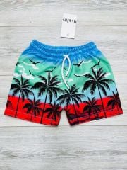 Palmiye Baskılı Deniz Şortlu (2-G)