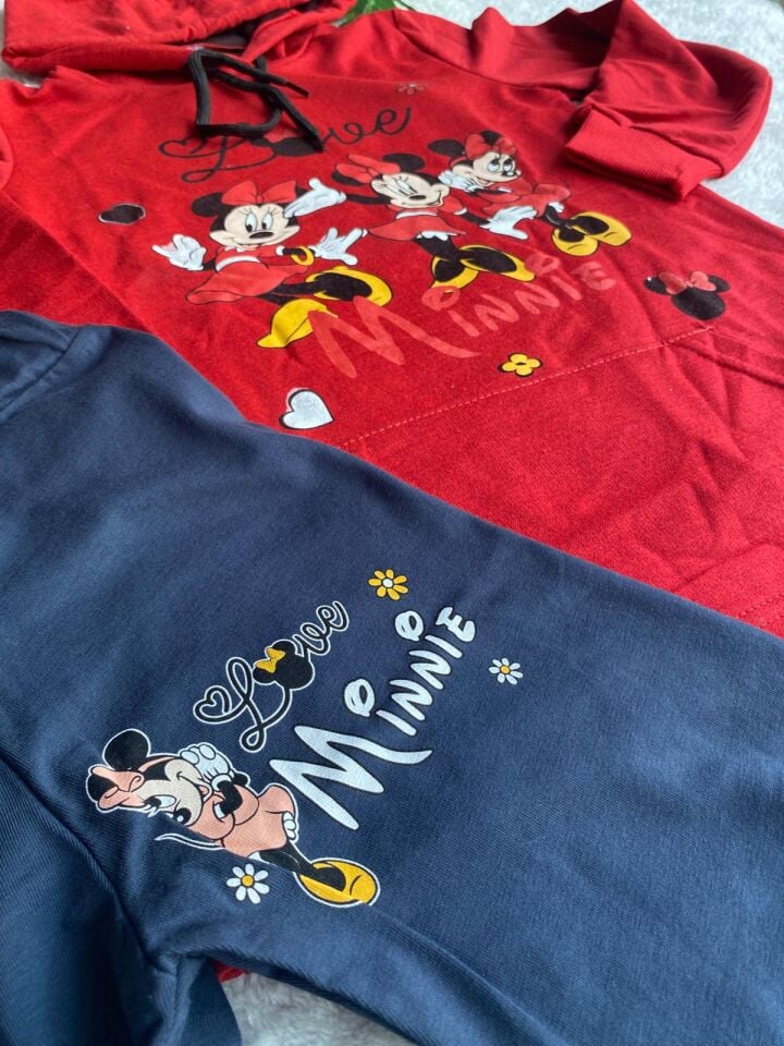Kız Çocuk Minnie Tayt Takım