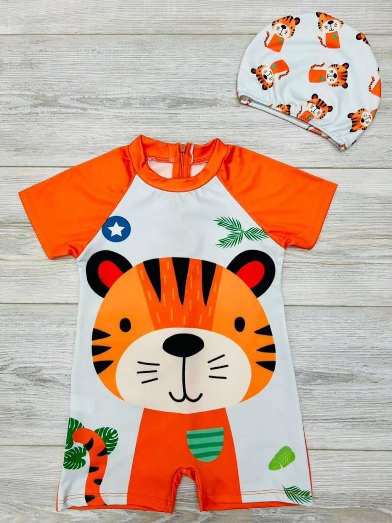 Aslan Baskılı Kısa Kol Mayo Erkek Çocuk (2-G)