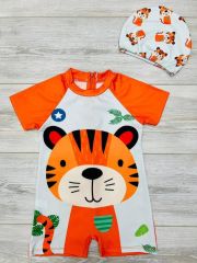 Aslan Baskılı Kısa Kol Mayo Erkek Çocuk (2-G)