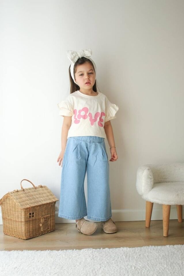 Love Baskılı Sweet Pantolon Takım