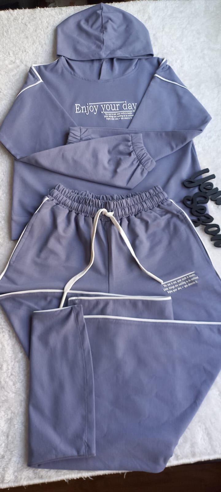 Kız Çocuk Garson Boy Gri Şardonsuz İkili Takım