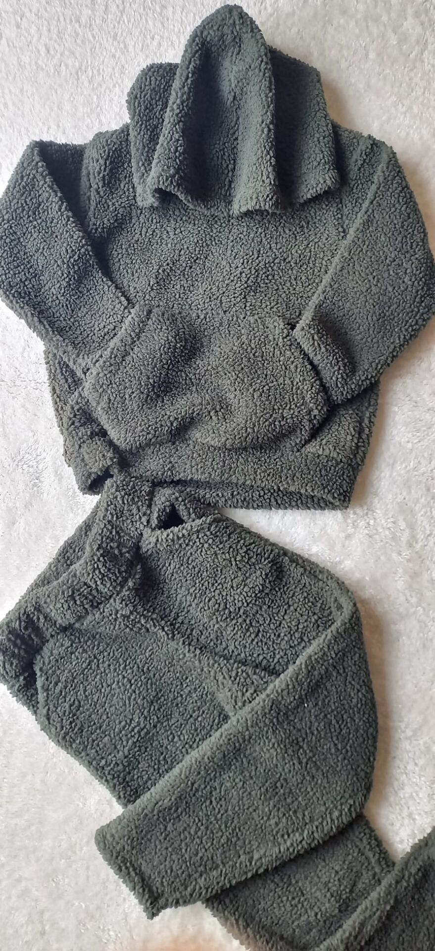 Unisex Polar İkili Takım Koyu Yeşil