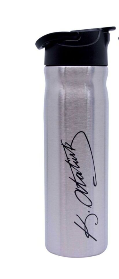 Atatürk Baskılı&Yazılı Çelik Matara 500 ML