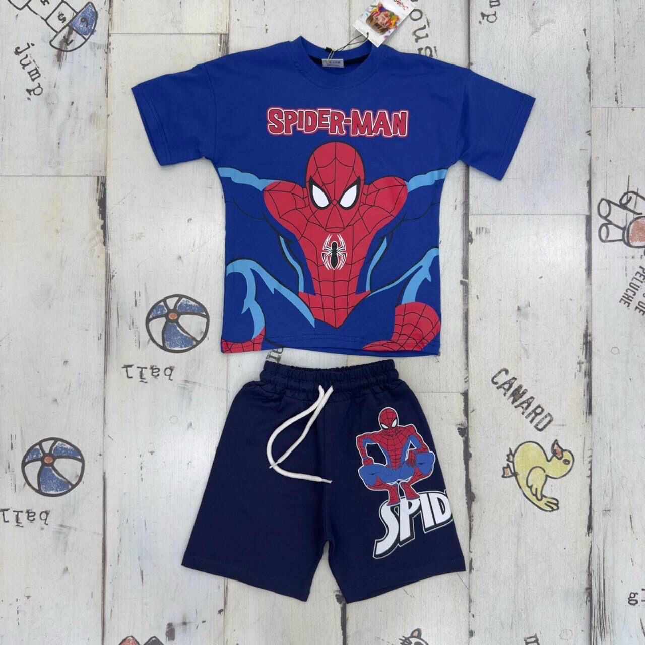 Erkek Çocuk Lacivert  Spıder-Man İkili Takım  (2-D)