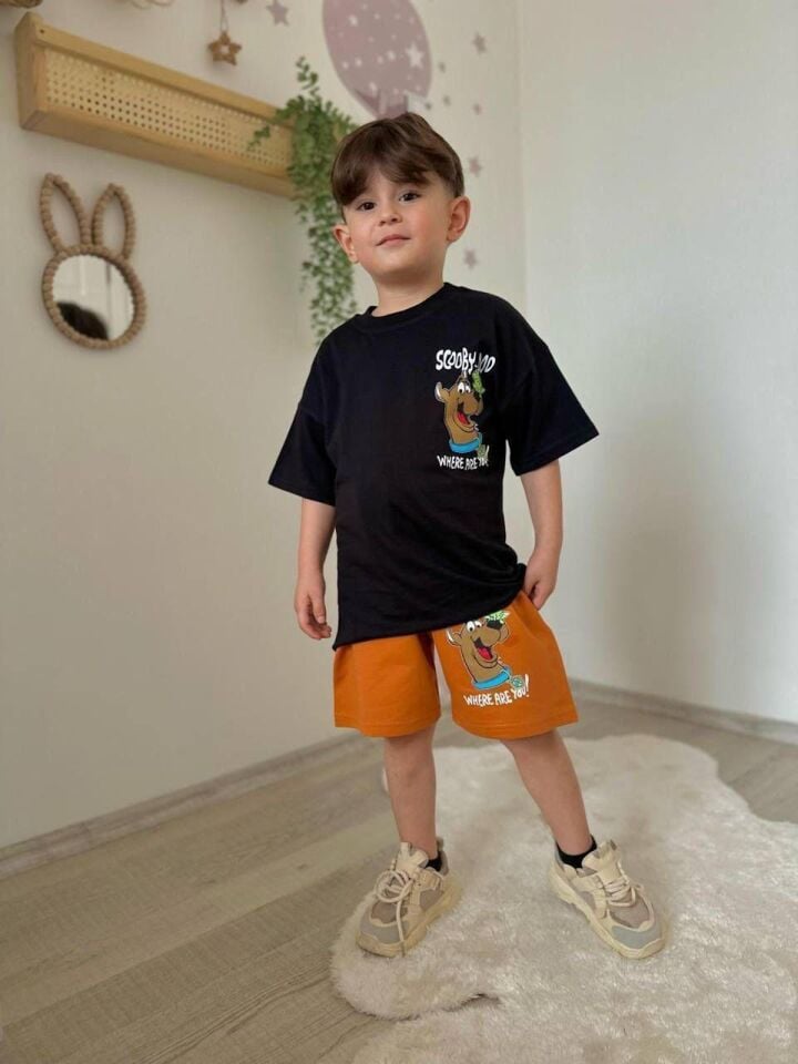 Erkek Çocuk Scooby Doo İkili Takım  (2-E)