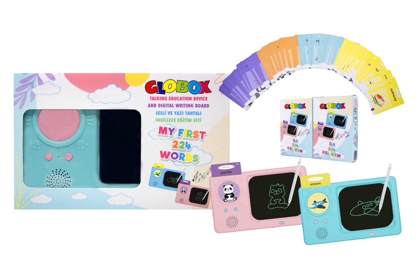 GLOBOX SESLİ VE YAZILI İNGİLİZCE SETİ